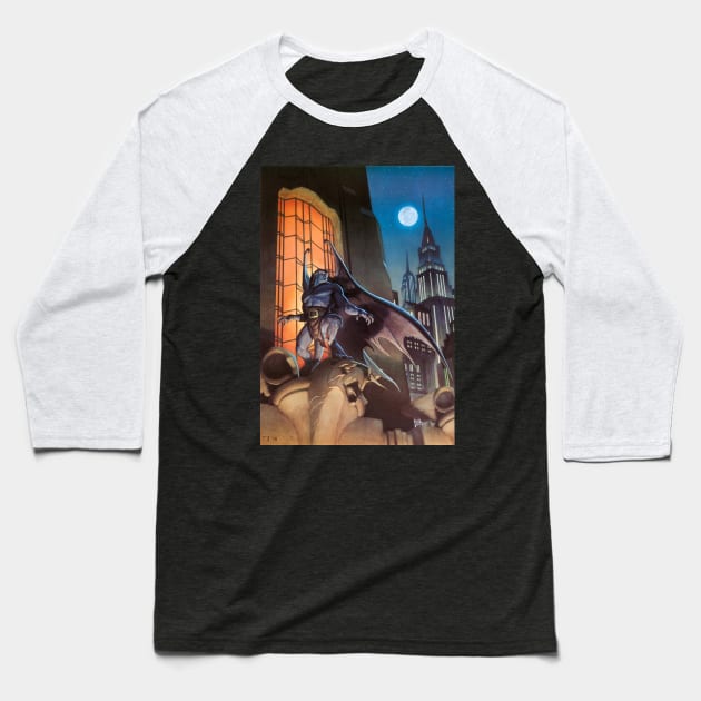 Gargoyles Goliath Concept Art Baseball T-Shirt by Edumj